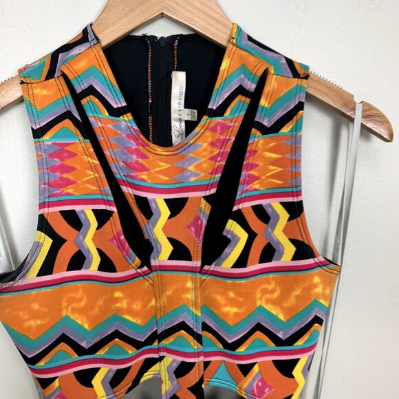 Lovers Friends Got A Body Scuba Neoprene Cutout Mini Dress S Small Bodycon - Picture 6 of 13